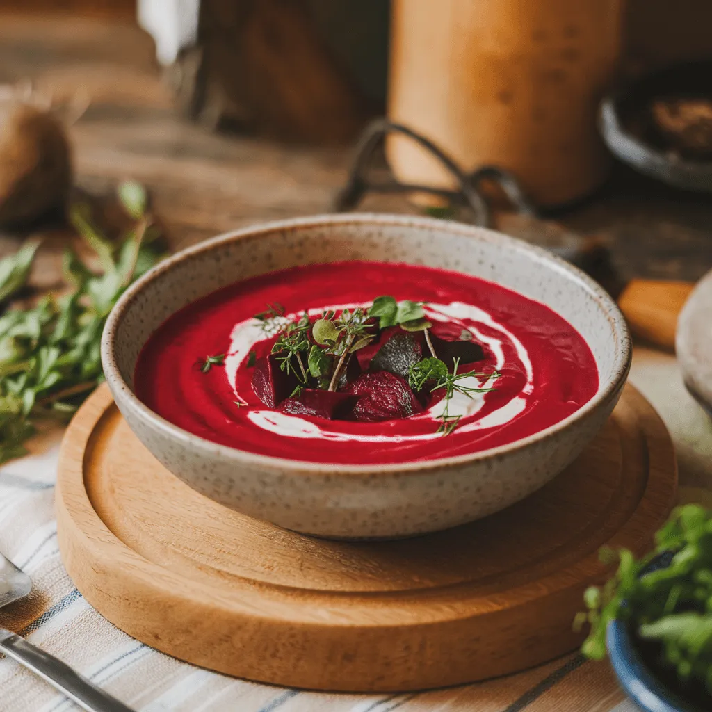 Vegane Rote-Bete-Suppe